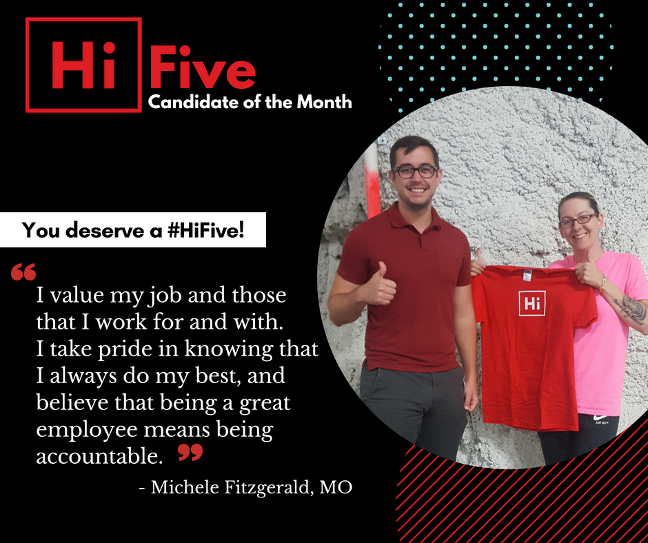 HiFive candidate of the month