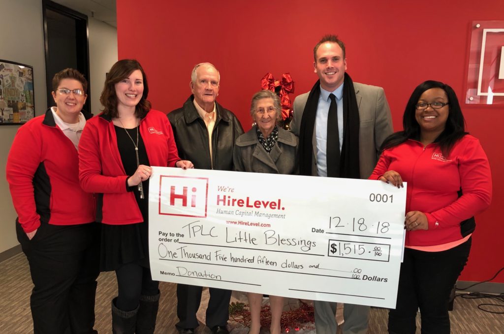 HireLevel Gives Back to TPLC Little Blessings in Indianapolis